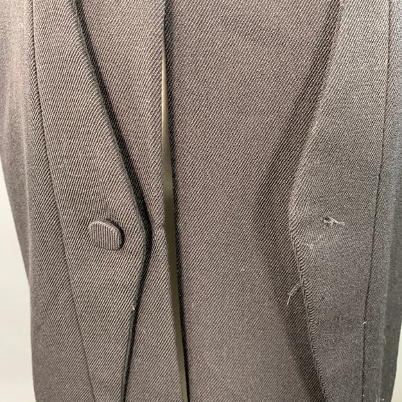 RRL by RALPH LAUREN Size S Black Twill Wool Double Breasted Coat - Picture 5 of 9